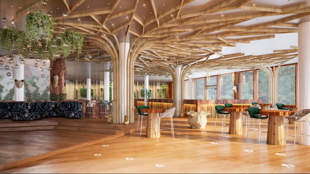 hotel reception design - interior