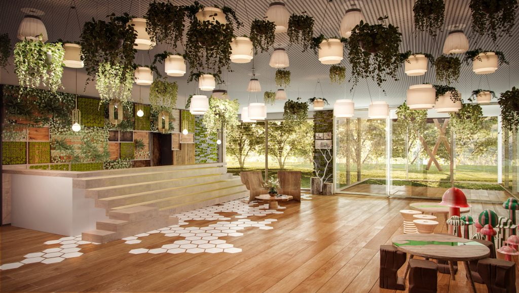 hotel reception design - interior