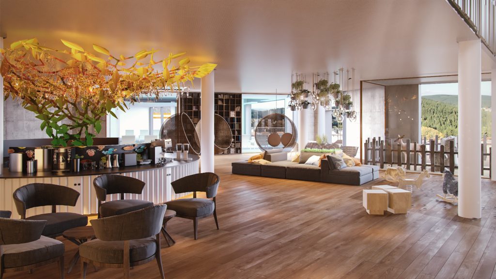 hotel reception design - interior