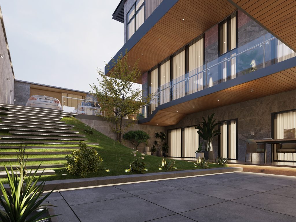 villa landscape design