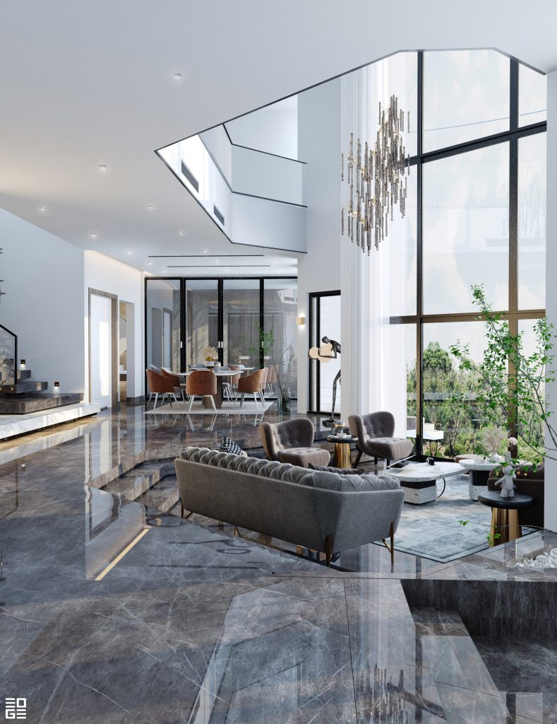 villa reception design